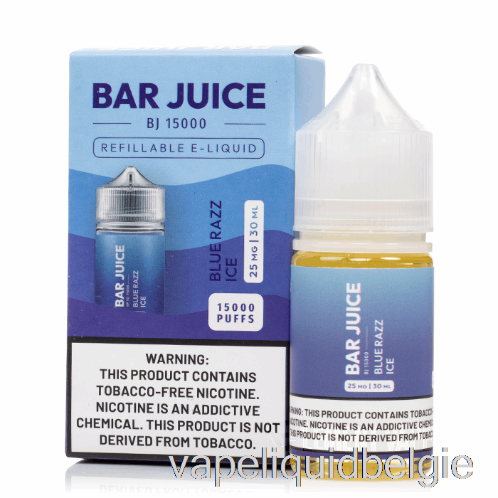 Vape Vloeistof Blue Razz Ijs - Bar Sap - 30ml 25mg